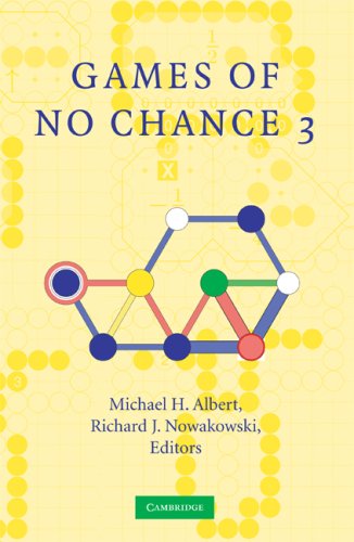 Games Of No Chance 3 1st Edition Michael H Albert Richard J Nowakowski
