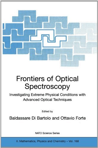 Frontiers Of Optical Spectroscopy B Di Bartolo Baldassare Di Bartolo