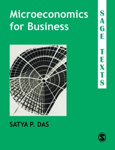 Microeconomics For Business Satya P Das