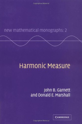Harmonic Measure John B Garnett Donald E Marshall