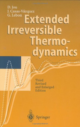 Extended Irreversible Thermodynamics D Jou J Casasvazquez