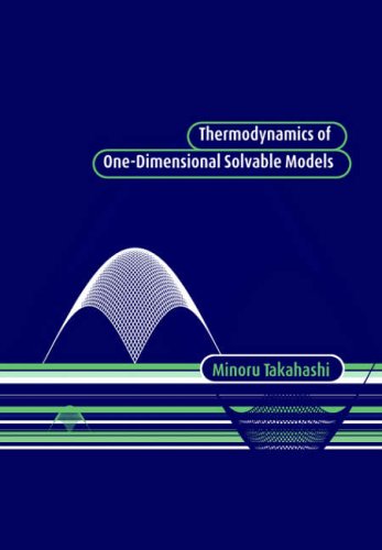 Thermodynamics Of Onedimensional Solvable Models Minoru Takahashi
