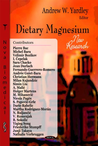 Dietary Magnesium New Research Andrew W Yardley