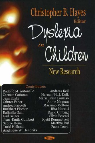 Dyslexia In Children New Research 1st Edition Christopher B Hayes