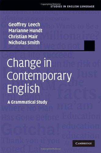 Change In Contemporary English A Grammatical Study 1st Geoffrey Leech