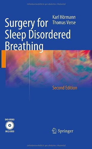 Surgery For Sleep Disordered Breathing 2nd Edition Karl Hrmann