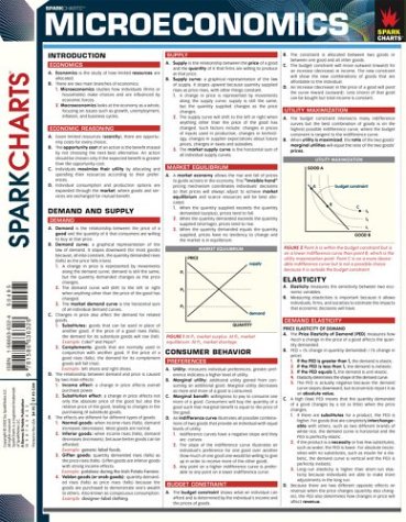 Microeconomics Sparkcharts Sparknotes Editors