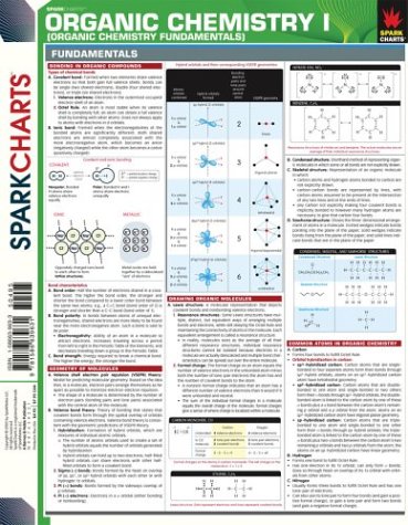 Organic Chemistry I Organic Chemistry Fundamentals Sparkcharts First Sparknotes Editors