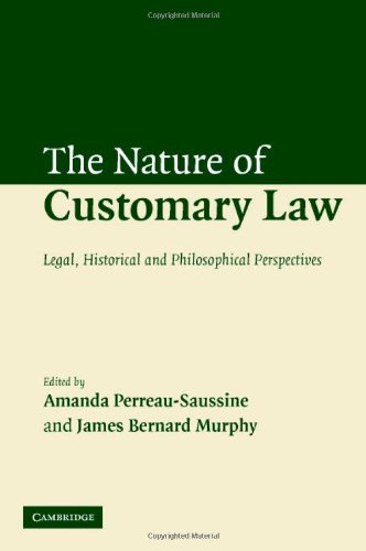 The Nature Of Customary Law Legal Historical And Philosophical Perspectives Amanda Perreausaussine