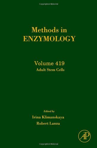 Adult Stem Cells 1st Edition Irina Klimanskaya Robert Lanza