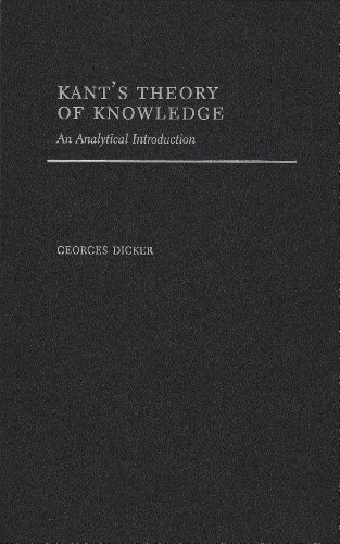 Kants Theory Of Knowledge An Analytical Introduction Georges Dicker