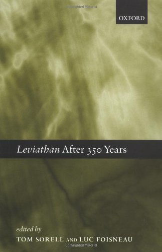 Leviathan After 350 Years Mind Association Occasional Series Tom Sorell