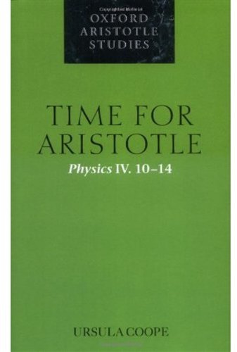 Time For Aristotle Physics Iv 1014 Ursula Coope