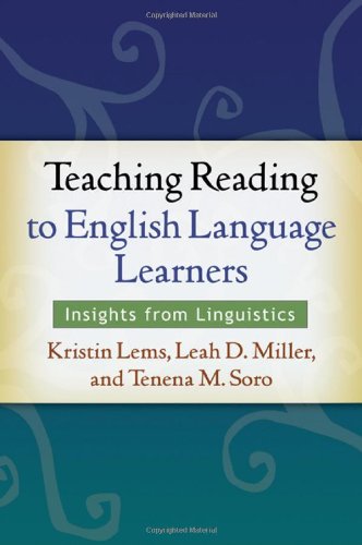 Teaching Reading To English Language Learners Insights From Linguistics 1st Edition Kristin Lems