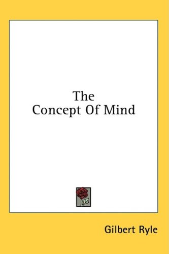Concept Of Mind Gilbert Ryle
