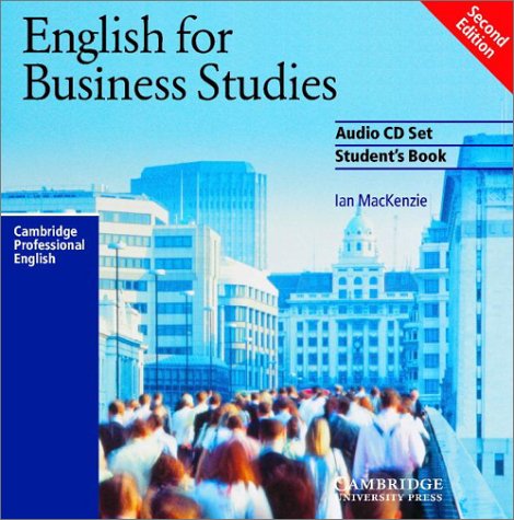 English For Business Studies Audio Cd Set 2 Cds 2nd Edition Ian Mackenzie