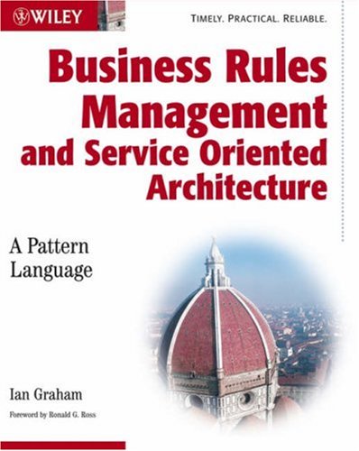 Business Rules Management And Service Oriented Architecture A Pattern Language Ian Graham