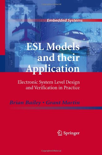Esl Models And Their Application Electronic System Level Design And Verification In Practice 1st Edition Brian Bailey