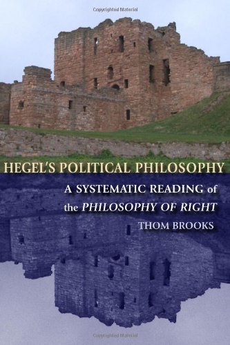 Hegels Political Philosophy A Systematic Reading Of The Philosophy Of Right Thom Brooks