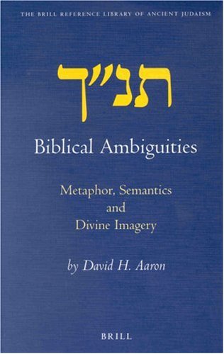 Biblical Ambiguities Metaphor Semantics And Divine Imagery Brill Reference Library Of Judaism David H Aaron