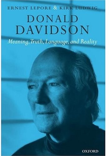 Donald Davidson Meaning Truth Language And Reality First Edition Ernest Lepore