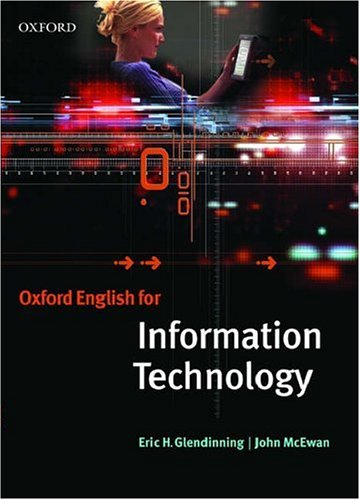 Oxford English For Information Technology Students Book Eric H Glendinning