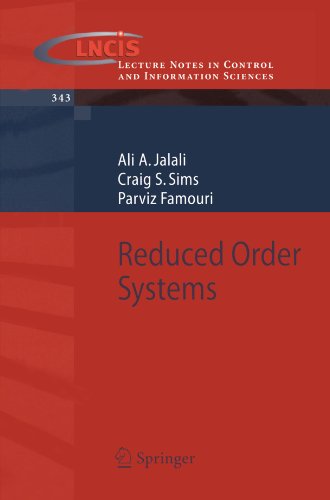 Reduced Order Systems 1st Edition Ali A Jalali Craig S Sims