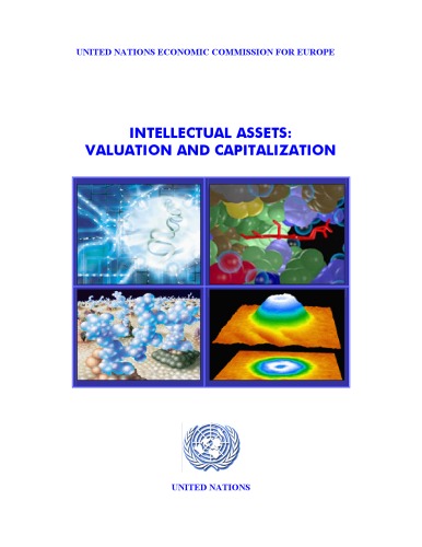 Intellectual Assets Valuation And Capitalization Seriesinvestment Promotion Illustrated Edition United Nations