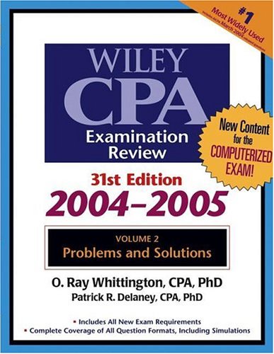 Wiley Cpa Examination Review Problems And Solutions Wiley Cpa Examination Review Vol 2 Problems And Solutions Volume 2 3rd Edition Patrick R Delaney