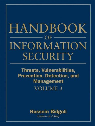 Handbook Of Information Security 1st Edition Hossein Bidgoli