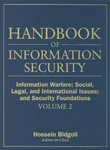 Handbook Of Information Security 1st Edition Hossein Bidgoli