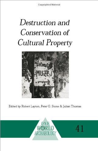 Destruction And Conservation Of Cultural Property R Layton P Stone