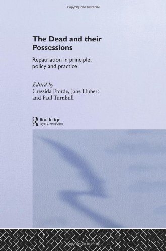 The Dead And Their Possessions Repatriation In Principle Policy And Practice Cressida Fforde