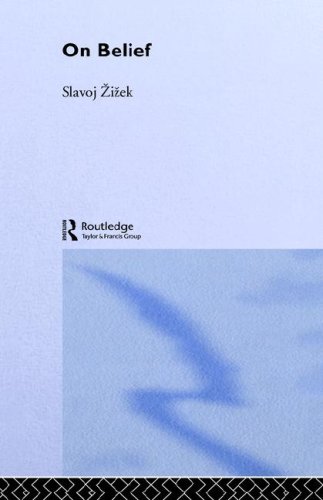 On Belief 1st Edition Slavoj Zizek