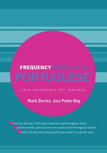 A Frequency Dictionary Of Portuguese 1 Blg Mark Davies Ana Maria De Oliveira Pretobay