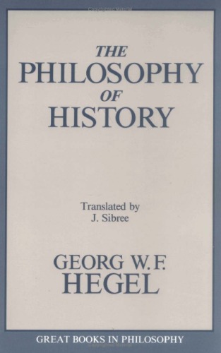 The Philosophy Of History Georg Wilhelm Friedrich Hegelcharles Hegelj Sibree