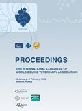 Proceedings 10th International Congress Of World Equine Veterinary Association 10