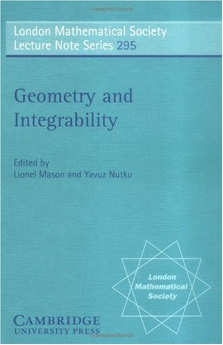 Geometry And Integrability Lionel Mason Yavuz Nutku