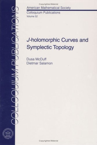 Jholomorphic Curves And Symplectic Topology Illustrated Edition Dusa Mcduff