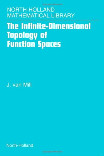 The Infinitedimensional Topology Of Function Spaces Illustrated Edition J Van Mill