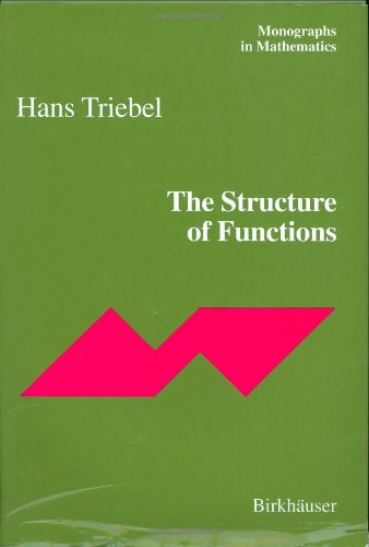 The Structure Of Functions 1st Edition Hans Triebel