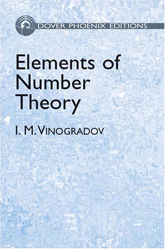 Elements Of Number Theory Ivan Matveevich Vinogradov
