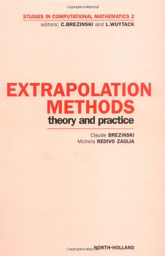 Extrapolation Methods Theory And Practice C Brezinski M Redivo Zaglia