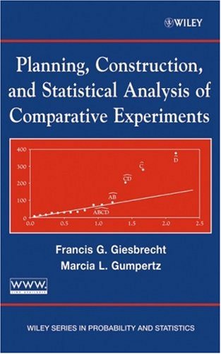 Planning Construction And Statistical Analysis Of Comparative Experiments 1st Edition Francis G Giesbrecht