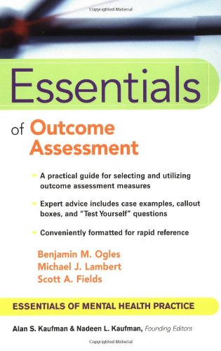 Essentials Of Outcome Assessment 1st Edition Benjamin M Ogles
