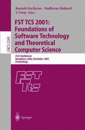 Fst Tcs 2001 Foundations Of Software Technology And Theoretical Computer Science 21st Conference Bangalore India December 1315 2001 Proceedings 1st Edition Eric Allender Auth