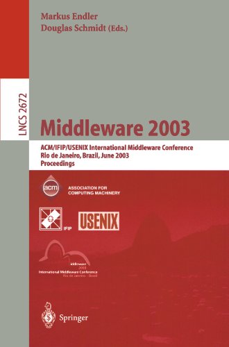 Middleware 2003 Acmifipusenix International Middleware Conference Rio De Janeiro Brazil June 1620 2003 Proceedings 1st Edition Feng Zhou