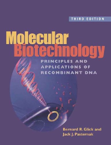 Molecular Biotechnology Principles And Applications Of Recombinant Dna 3rd Edition Bernard R Glick