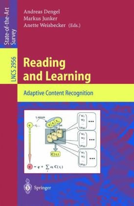 Reading And Learning Adaptive Content Recognition 1st Edition Dirk Woitha
