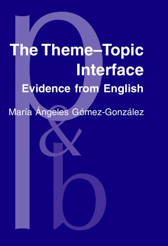 The Themetopic Interface Evidence From English María De Los ángeles Gómez González